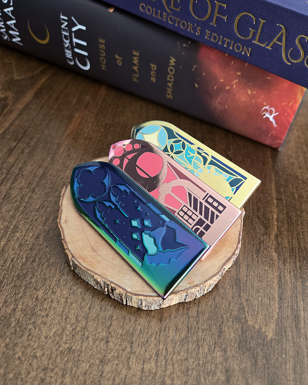 SJM Book Series Stained Glass Enamel Pin FULL SET