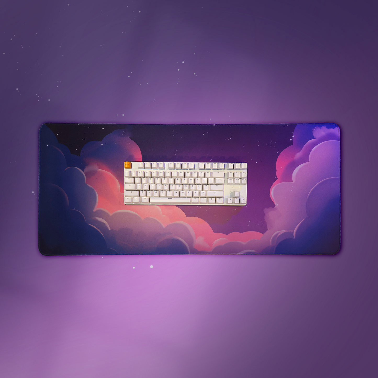 Dreamy Clouds Desk Mat