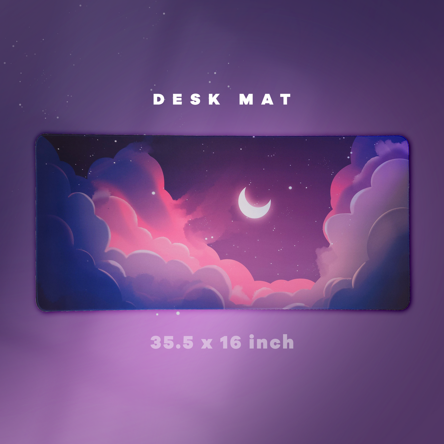 Dreamy Clouds Desk Mat