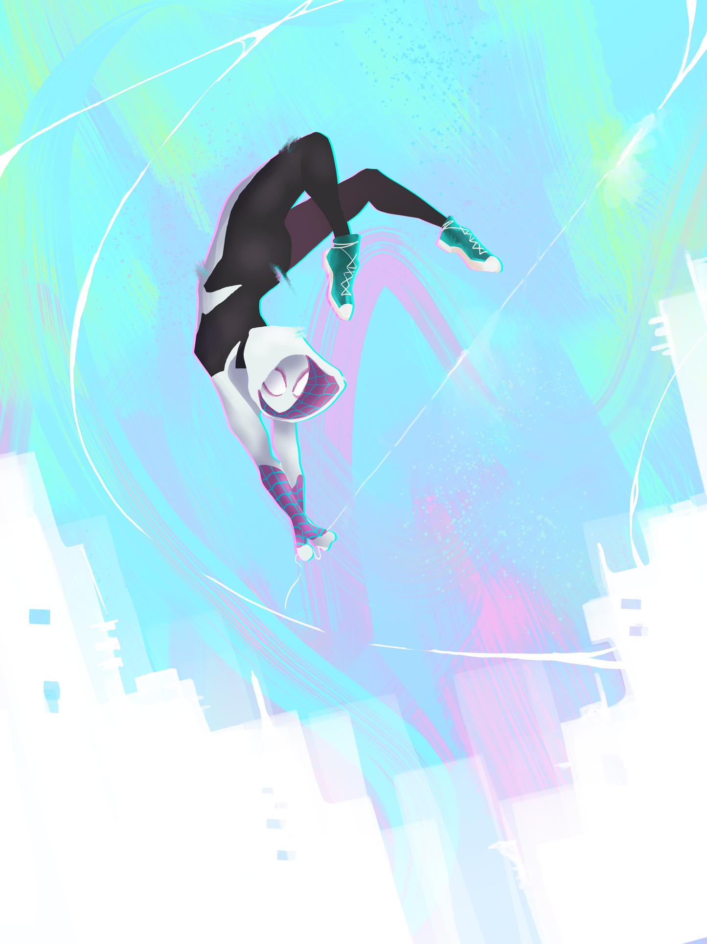 Into the Spider-Verse - Spider-Gwen Print